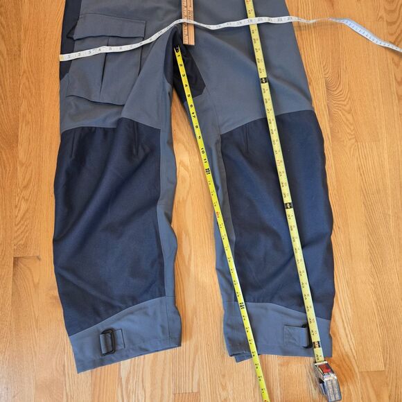 Gill Atlantic Trouser OS4T Sailing Bib Pants Mens sz S Fishing Storm Light Gray - Picture 10 of 16